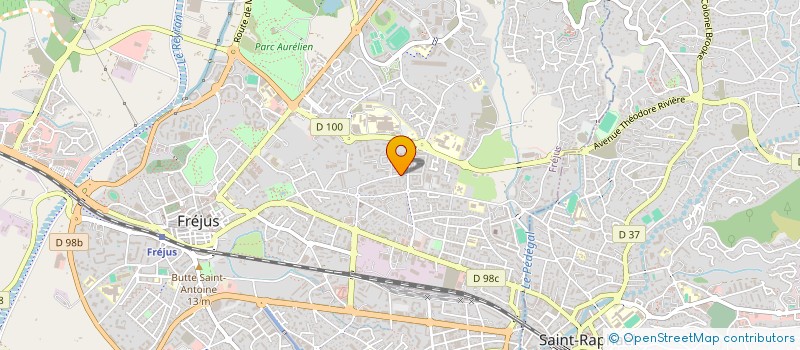 localisation de l'entreprise BLEU BLANC ROUGE PEINTURE à FREJUS