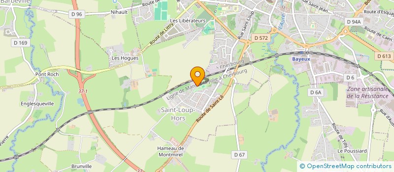 localisation de l'entreprise BLEU BLANC VERT  MAISONS