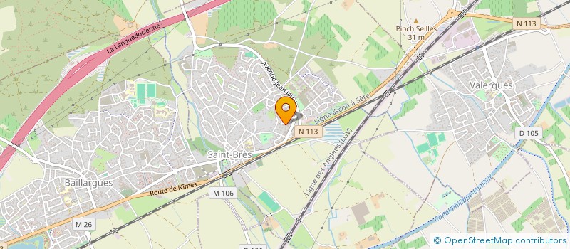 localisation de l'entreprise BLEU BLANC VERT SEMINAIRES  SAINT-BRES