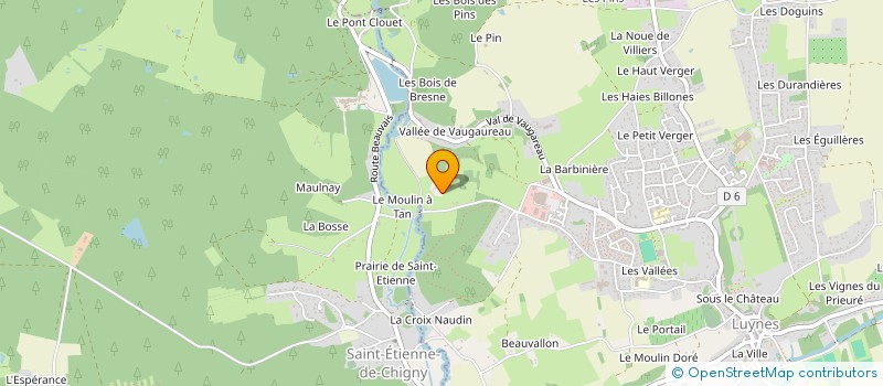 localisation de l'entreprise BLEU CARMIN  TOURS