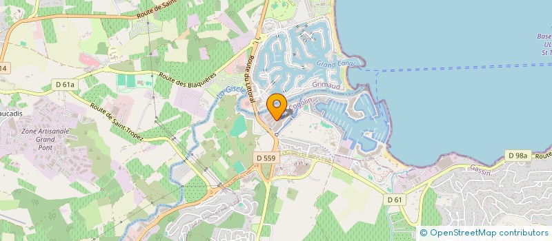 localisation de l'entreprise BLEU CAVALAIRE à COGOLIN