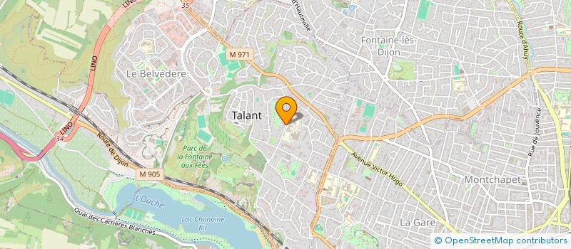 localisation de l'entreprise BLEU CEPAGE à TALANT