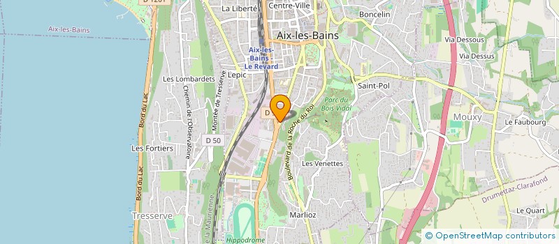 localisation de l'entreprise BLEU CERISE à AIX-LES-BAINS