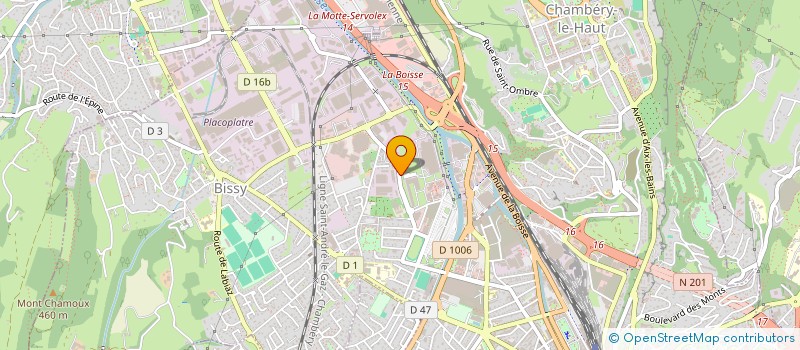 localisation de l'entreprise BLEU CERISE PREMIUM  CHAMBERY