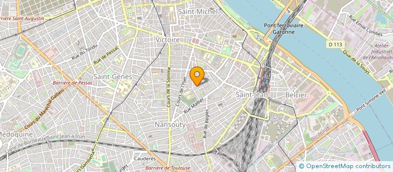 localisation de l'entreprise BLEU CIEL à BORDEAUX