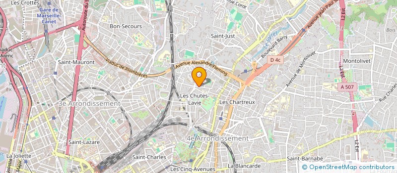 localisation de l'entreprise BLEU CIEL AMBULANCES à MARSEILLE