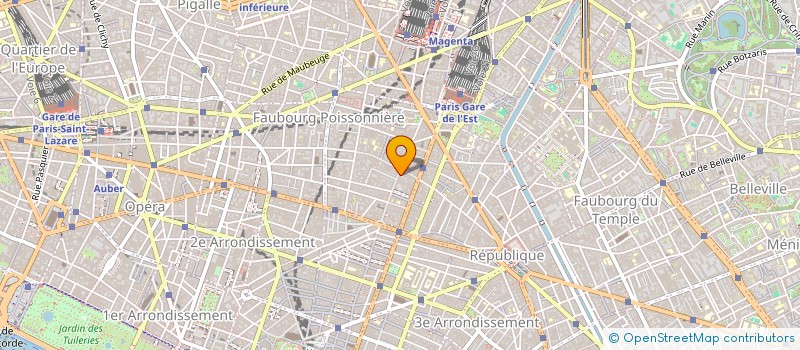 localisation de l'entreprise BLEU CIEL MODE  PARIS