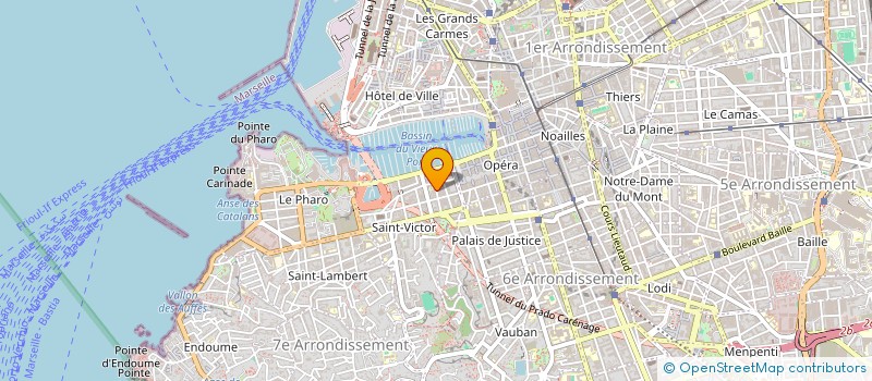 localisation de l'entreprise BLEU CIEL OU GRENIER DU MARIN à MARSEILLE