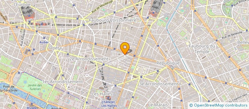 localisation de l'entreprise BLEU CITRON à PARIS