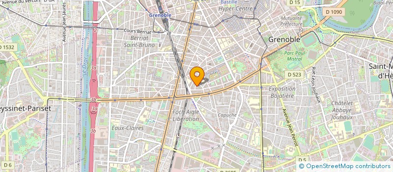 localisation de l'entreprise BLEU CITRON IMMOBILIER  GRENOBLE