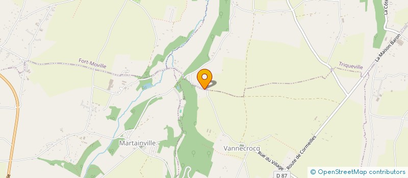 localisation de l'entreprise BLEU CITRON PRODUCTION  TRIQUEVILLE