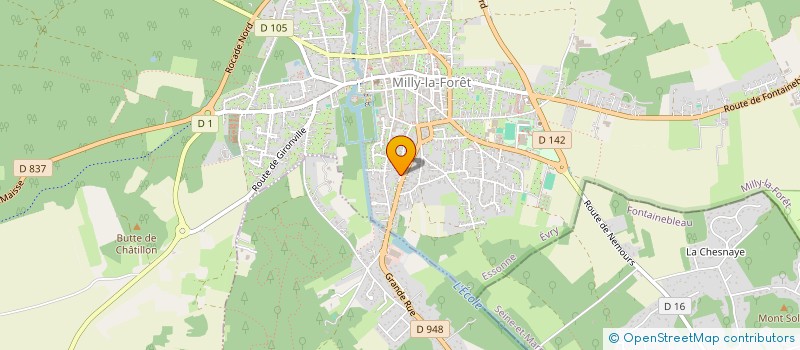 localisation de l'entreprise BLEU CITRONNE  MILLY-LA-FORET