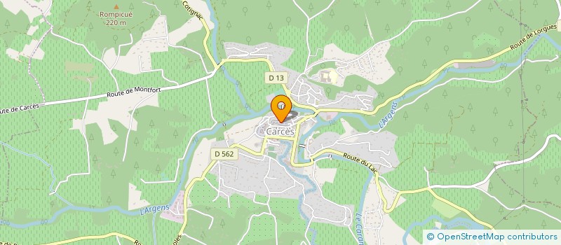 localisation de l'entreprise BLEU CL'HAIR  COTIGNAC