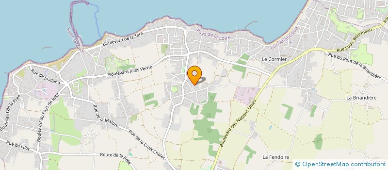 localisation de l'entreprise BLEU COBALT à LA PLAINE-SUR-MER