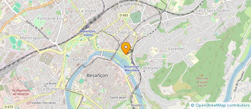 localisation de l'entreprise BLEU COMME BLANC à BESANCON