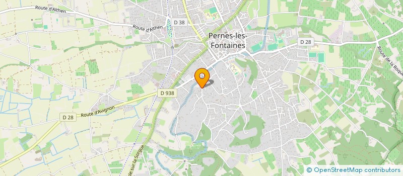 localisation de l'entreprise BLEU CORTEN  PERNES-LES-FONTAINES