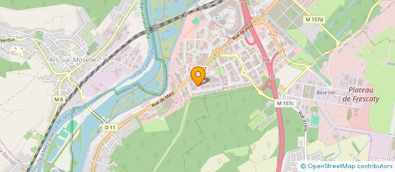 localisation de l'entreprise BLEU DE JOUY  JOUY-AUX-ARCHES