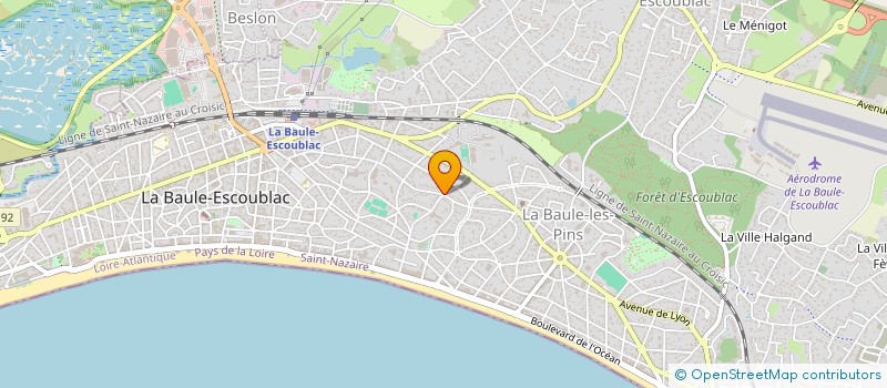 localisation de l'entreprise BLEU DE MER à LA BAULE-ESCOUBLAC