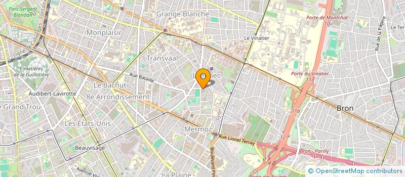 localisation de l'entreprise BLEU DE PEAU  LYON