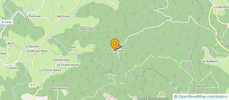 localisation de l'entreprise BLEU DES FRENES  SAINTE-AGATHE