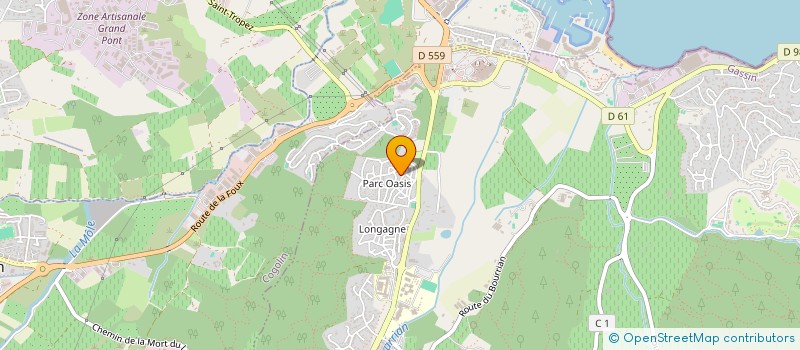 localisation de l'entreprise BLEU DORE  GASSIN