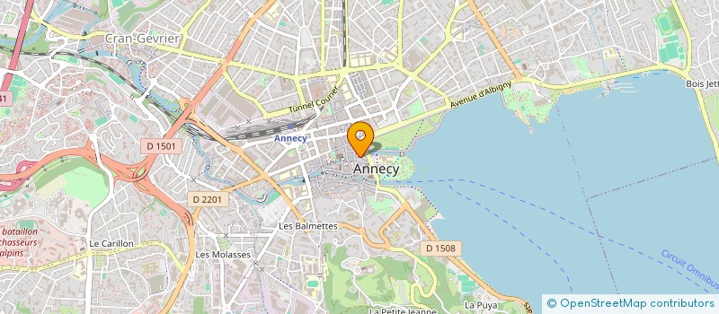 localisation de l'entreprise BLEU DRAGON à ANNECY