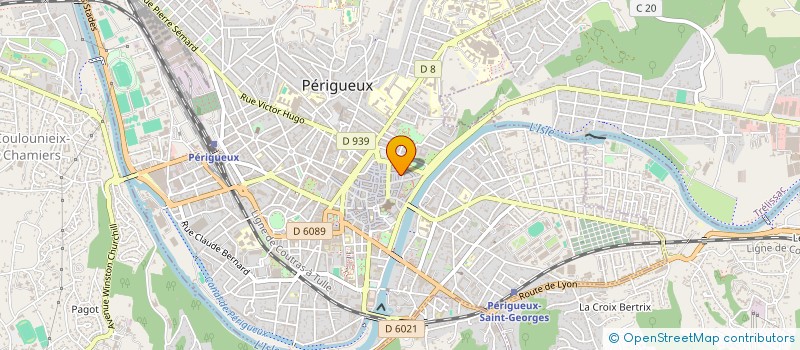 localisation de l'entreprise BLEU ET COMPAGNIE à PERIGUEUX