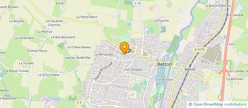 localisation de l'entreprise BLEU ET CREME à BETTON