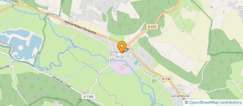 localisation de l'entreprise BLEU ET PANACHE  CORNEVILLE-SUR-RISLE