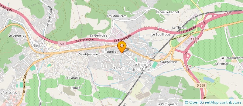 localisation de l'entreprise BLEU FACADE  LE LUC