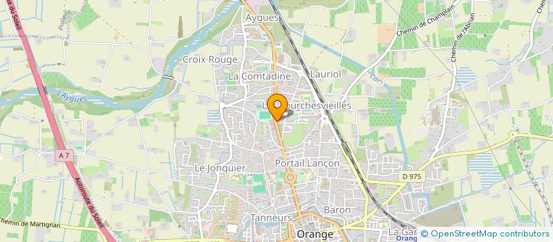 localisation de l'entreprise BLEU FOOD AO  ORANGE