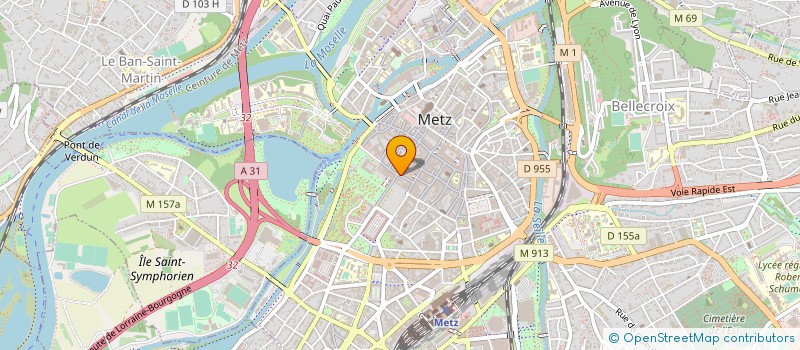 localisation de l'entreprise BLEU GRAND LARGE  METZ