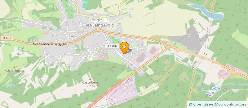 localisation de l'entreprise BLEU HAND'HUGO  LONGEVILLE-LES-SAINT-AVOLD