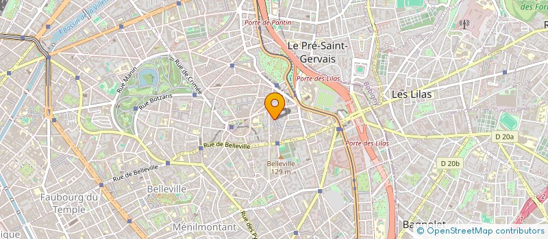 localisation de l'entreprise BLEU HORIZON  PARIS