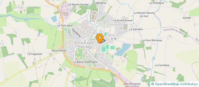 localisation de l'entreprise BLEU HORIZON CABINET IMMOBILIER à SAINT-PERE-EN-RETZ