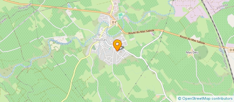 localisation de l'entreprise BLEU HORIZON PO  TROUILLAS