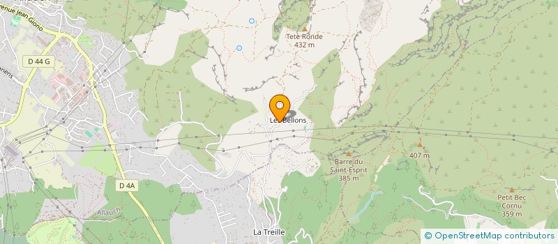 localisation de l'entreprise BLEU INDIGO  ALLAUCH