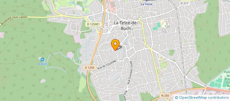 localisation de l'entreprise BLEU-KAKI S.C.I. à LA TESTE-DE-BUCH