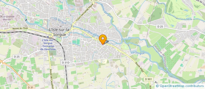 localisation de l'entreprise BLEU L'ISLE SUR SORGUE  L'ISLE-SUR-LA-SORGUE