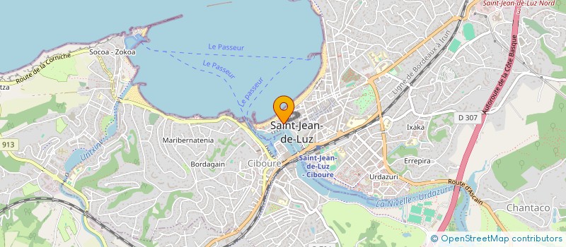 localisation de l'entreprise BLEU, LA GALERIE à SAINT-JEAN-DE-LUZ