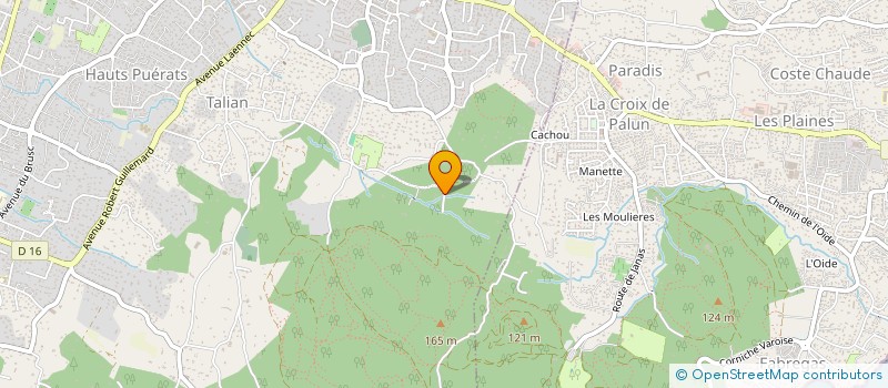 localisation de l'entreprise BLEU LAGON  SIX-FOURS-LES-PLAGES