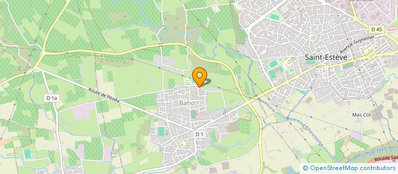 localisation de l'entreprise BLEU LAGON  BAHO