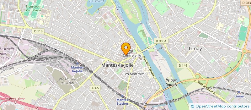 localisation de l'entreprise BLEU LAVANDE  MANTES-LA-JOLIE