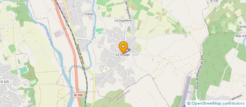 localisation de l'entreprise BLEU LUNE  SAINT-HILAIRE-DE-BRETHMAS