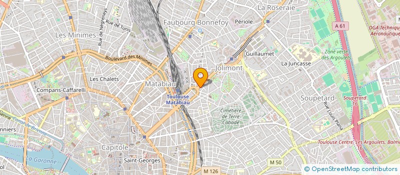 localisation de l'entreprise BLEU MANDARINE  TOULOUSE