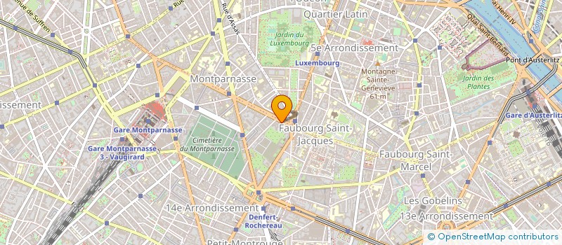 localisation de l'entreprise BLEU MARIN à PARIS