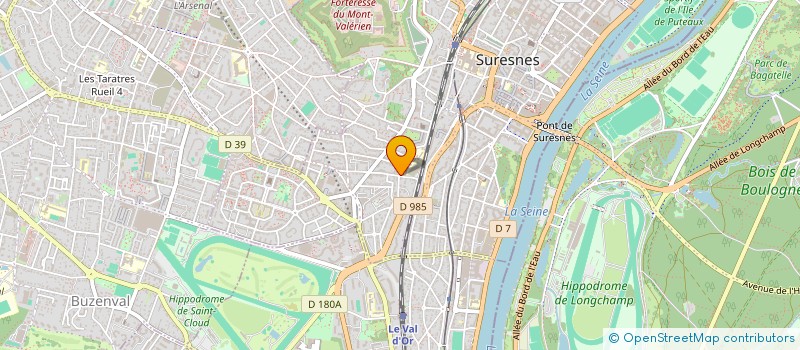 localisation de l'entreprise BLEU MARINE à SURESNES