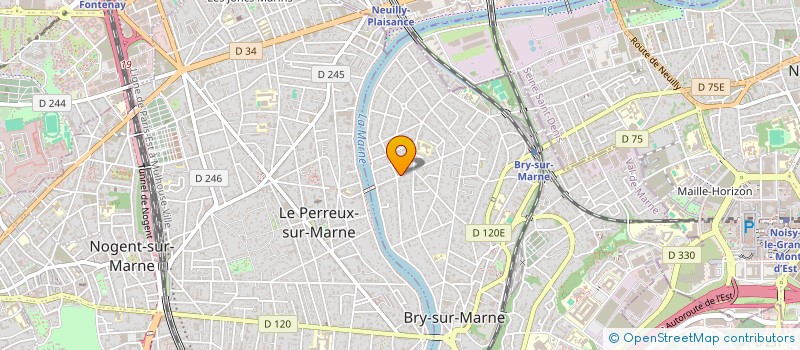localisation de l'entreprise BLEU MARINE  BRY-SUR-MARNE
