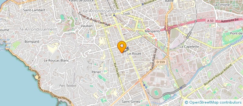 localisation de l'entreprise BLEU MARINE LOCATION à MARSEILLE