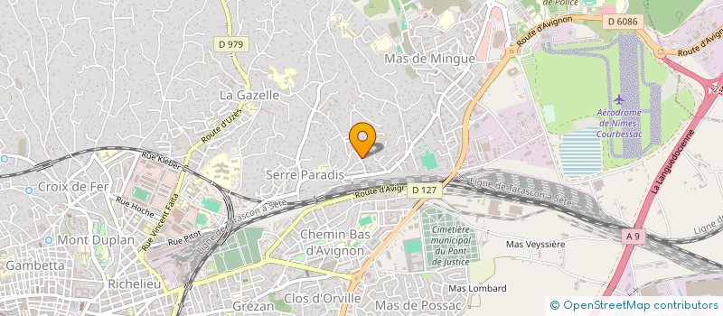 localisation de l'entreprise BLEU MARINE PLONGEE à NIMES